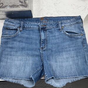 Kut from the Kloth Blue Jean Shorts